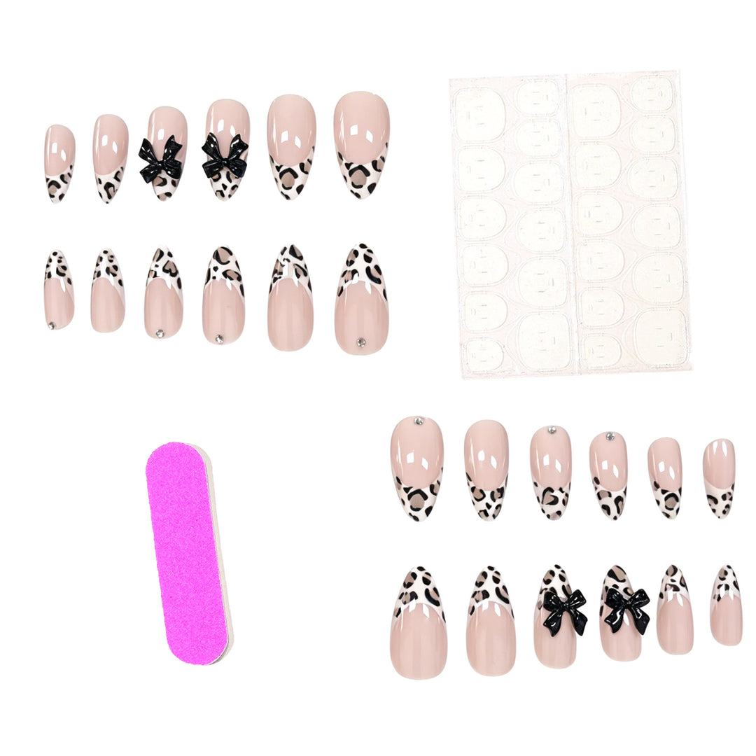Designer Leopard Print Nail Art Enhancements Stornfield