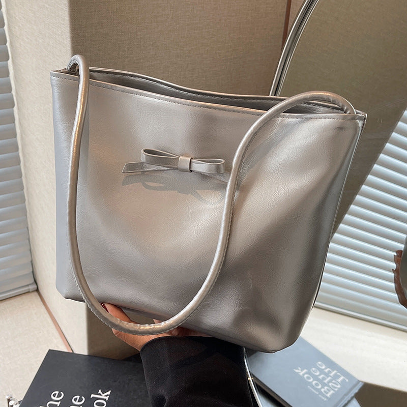 Elegant Faux Leather Handbag