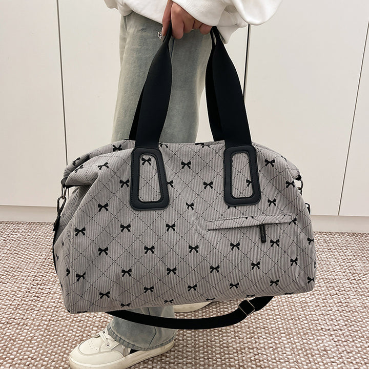 Tote bag with fruity design and multifunctional compartments Stornfield