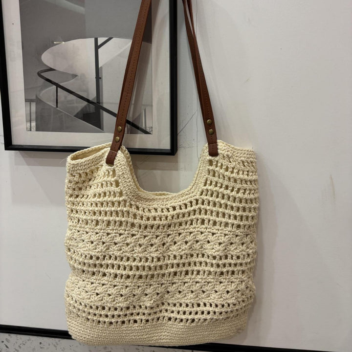 Handcrafted coarse mesh tote bag Stornfield