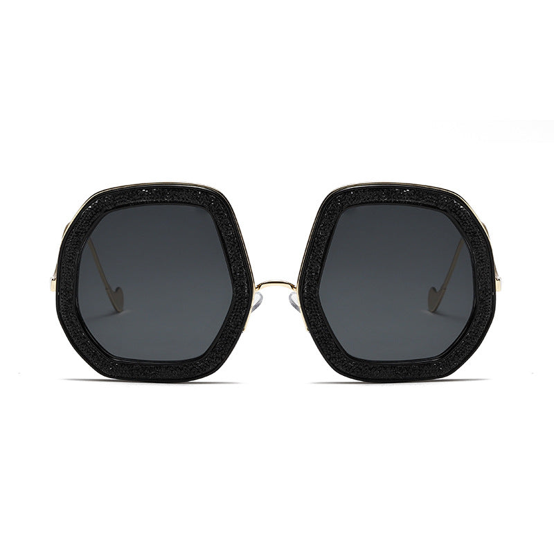 Women's geometric sunglasses with luxurious frame Stornfield