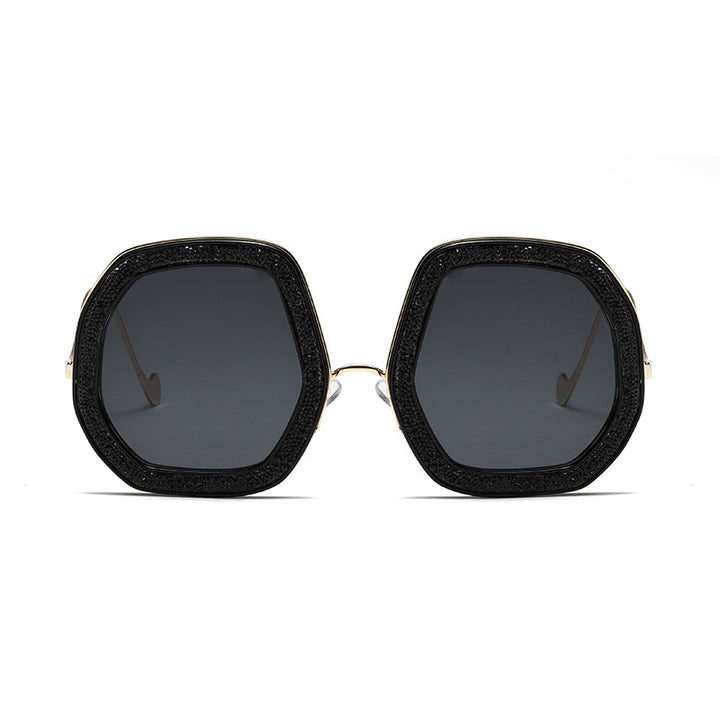 Women's geometric sunglasses with luxurious frame Stornfield
