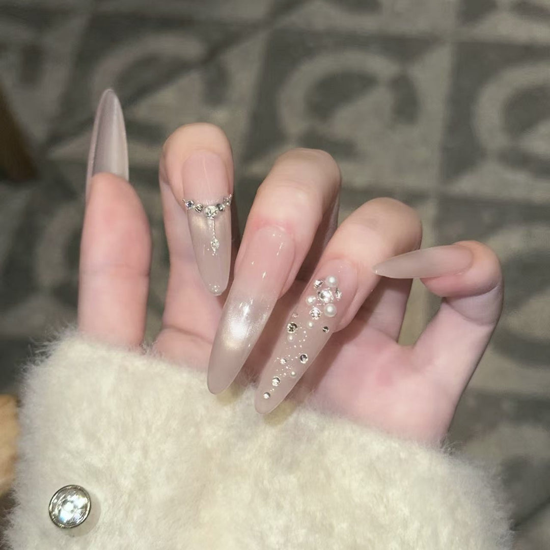 Decorative Press-On Nail Set Stornfield