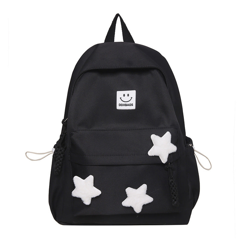 Adorable Star-Accent School Backpack Stornfield
