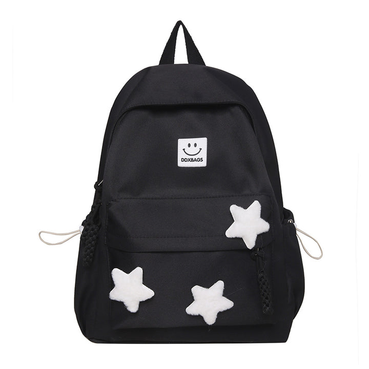 Adorable Star-Accent School Backpack Stornfield