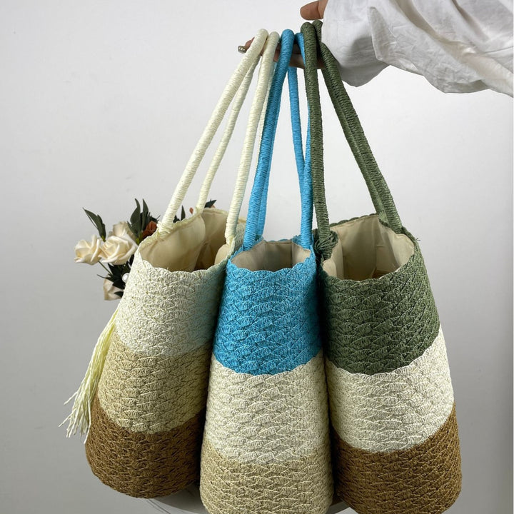 Trendy Woven Beach Bag Stornfield