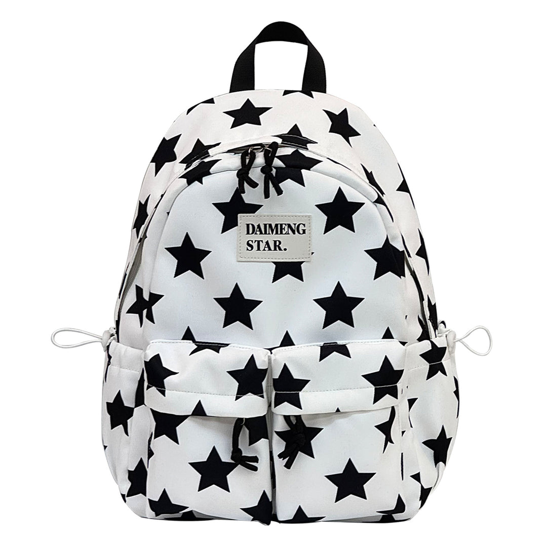 Star-Patterned Casual Backpack Stornfield
