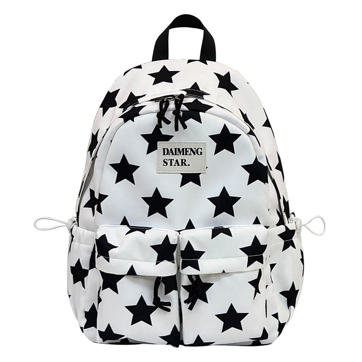 Star-Patterned Casual Backpack Stornfield