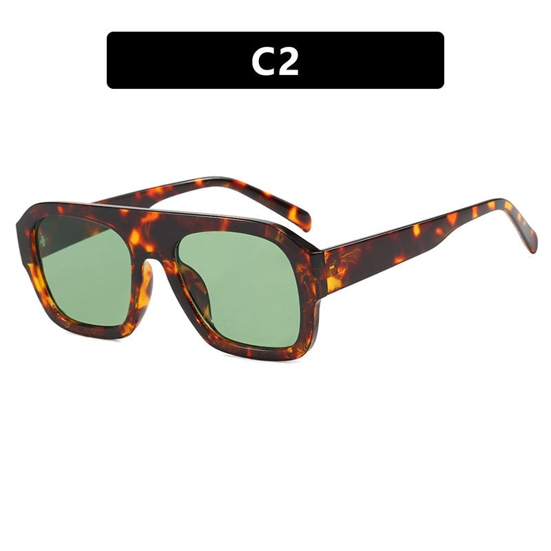 Women's oversized sunglasses with distinctive rectangular frame Stornfield