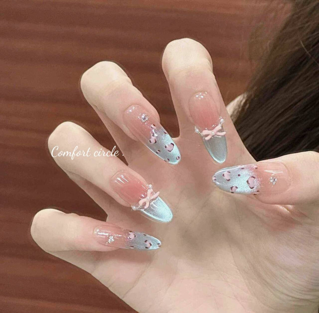 Premium Glittering Press-On Nail Extensions Stornfield
