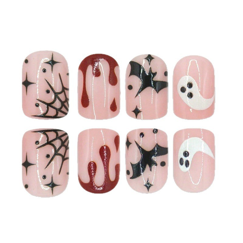 Artistic Halloween-Themed Nail Art Stornfield