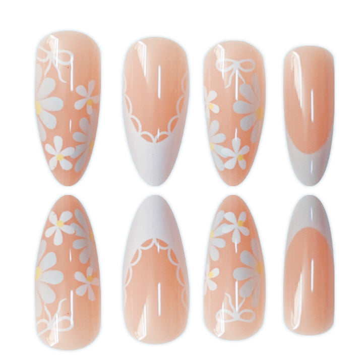 Floral Decorative Press-On Nails Stornfield