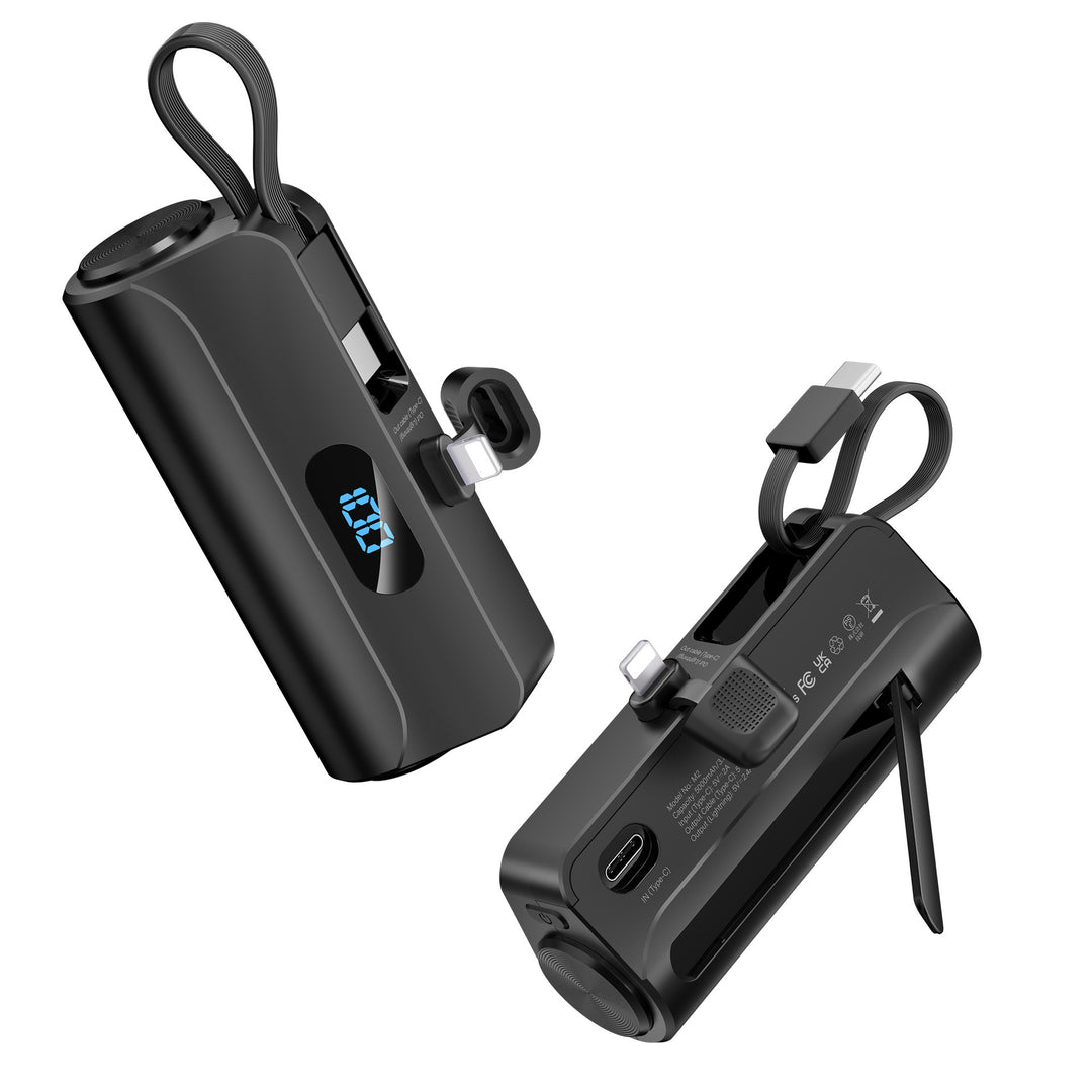 Compact power bank with integrated LED light Stornfield