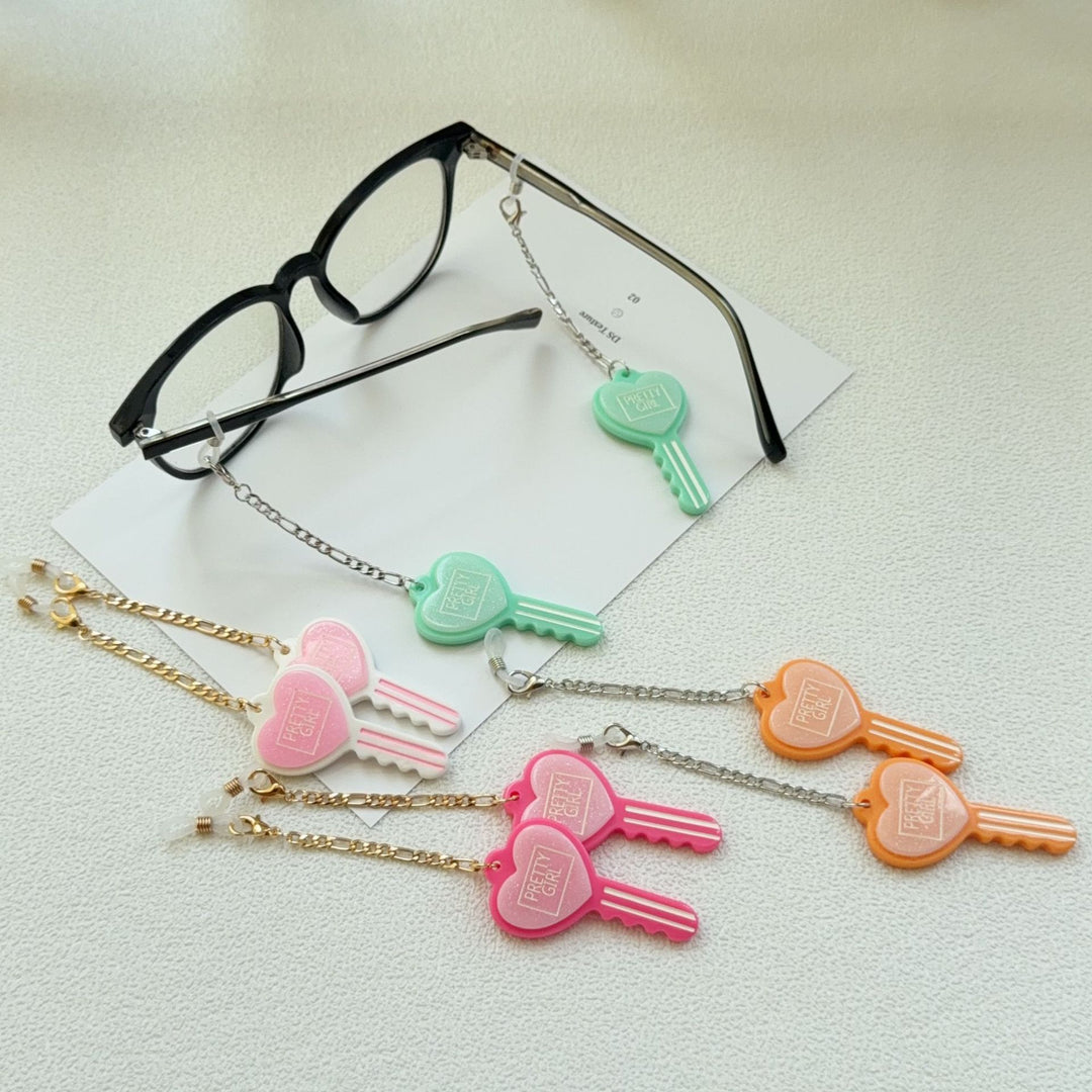 Heart-Shaped Key Dangle Earrings Stornfield