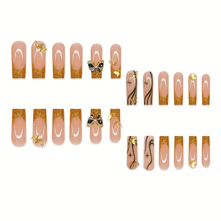 Decorative Butterfly Press-On Nail Art Stornfield