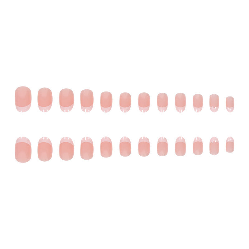 Elegant French Tip Nail Extensions Stornfield