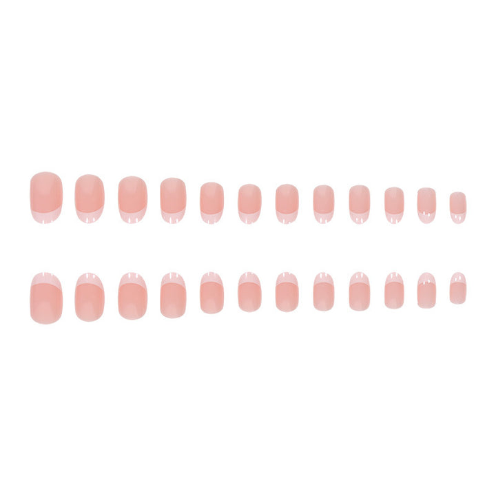 Elegant French Tip Nail Extensions Stornfield