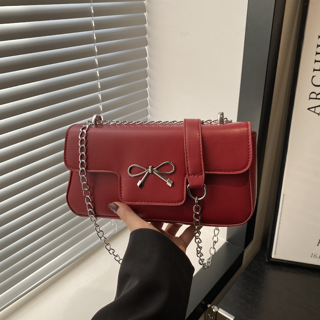 Elegant Bow Accent Crossbody Bag Stornfield