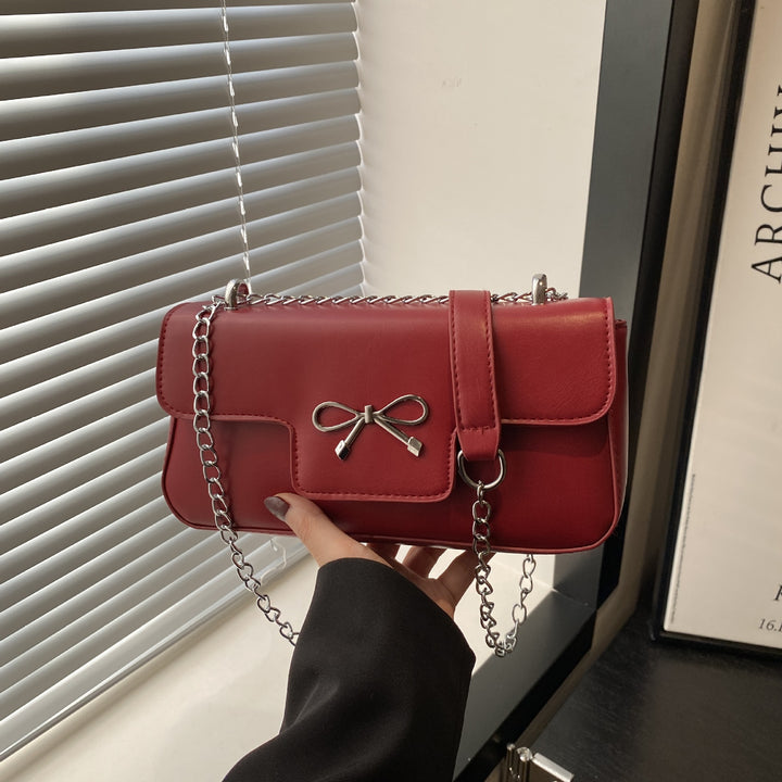 Elegant Bow Accent Crossbody Bag Stornfield