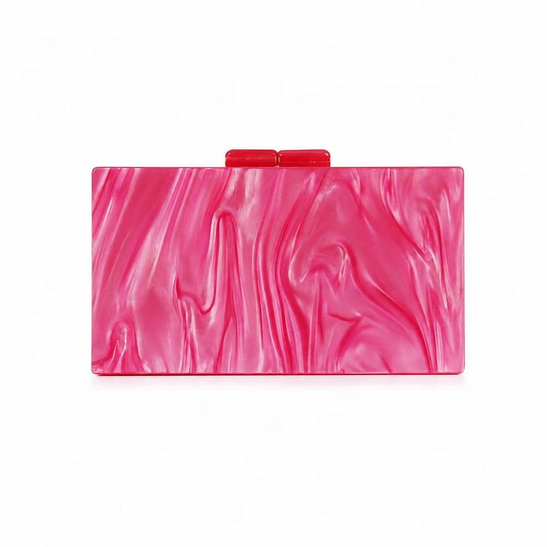 Premium Textured Acrylic Clutch