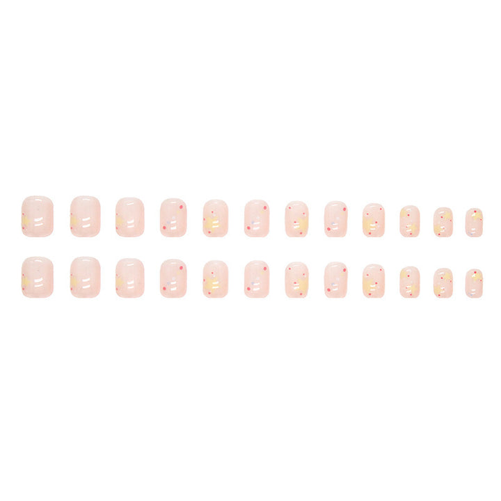 Artistic Star-Themed Press-On Nail Tips Stornfield