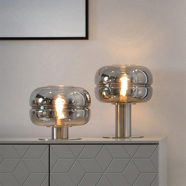 Modern Table Lamp with Crystal Glass Shade