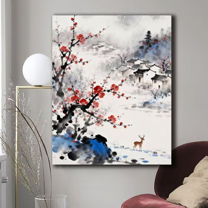 Nature Scene Watercolor Canvas Art Stornfield