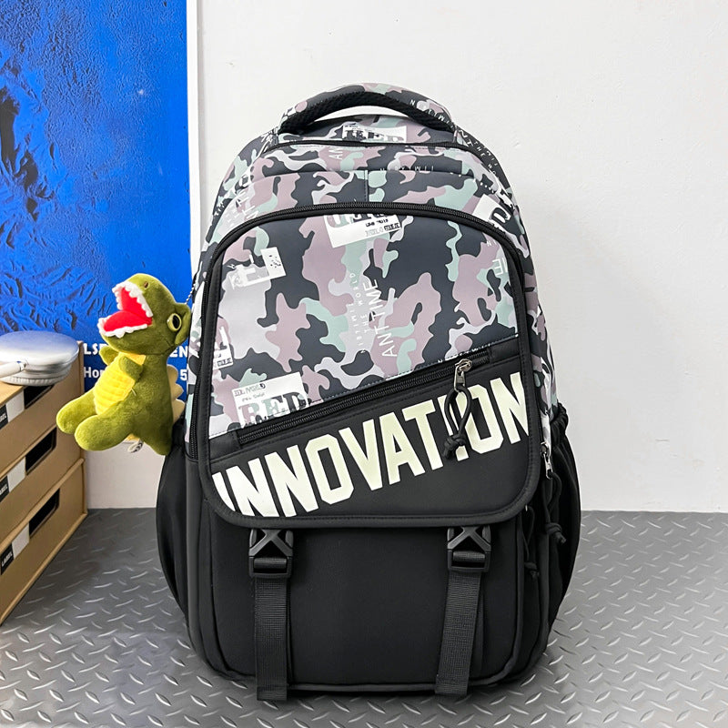 Stylish Camo Print Backpack Stornfield