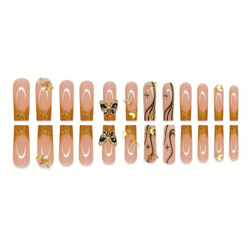 Decorative Butterfly Press-On Nail Art Stornfield