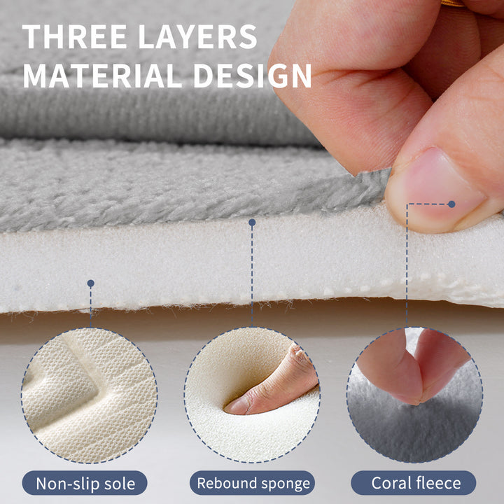 Ultra-Plush Water-Absorbent Bath Mat