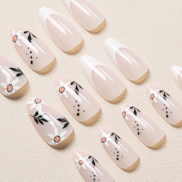 Stylish Floral Nail Art