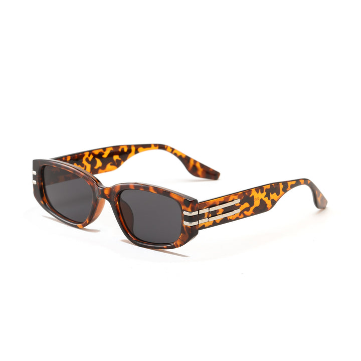 Women's fashionable rectangular sunglasses with elegant metal accents Stornfield