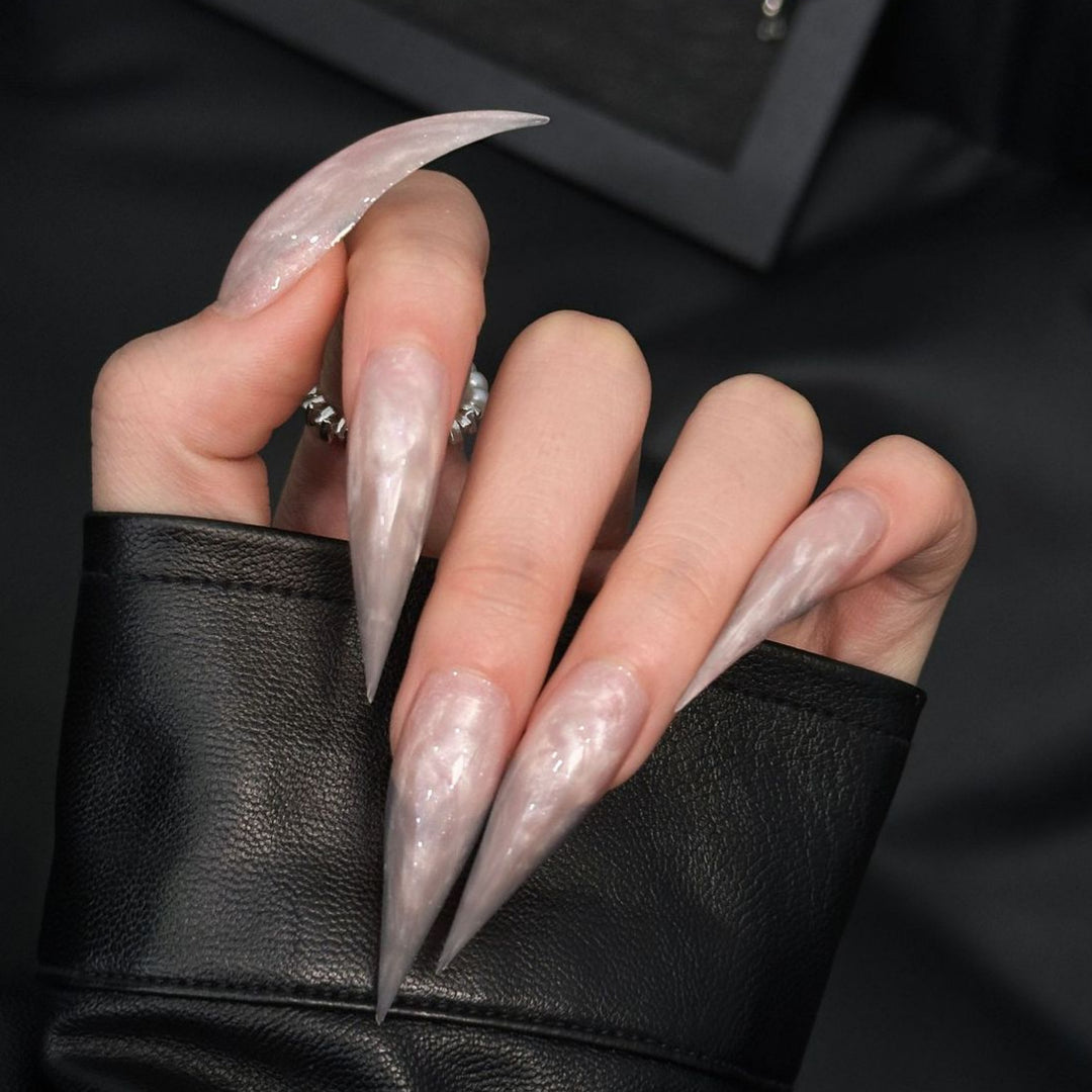 Glamorous Stiletto Press-On Nail Design