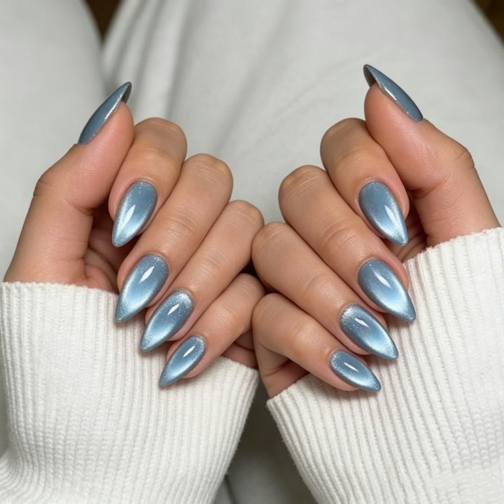 Stiletto Press-On Nail Set with Glossy Gradient Finish Stornfield