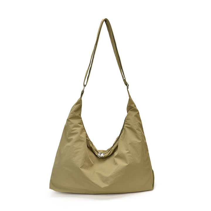 Soft Fabric Slouchy Shoulder Bag