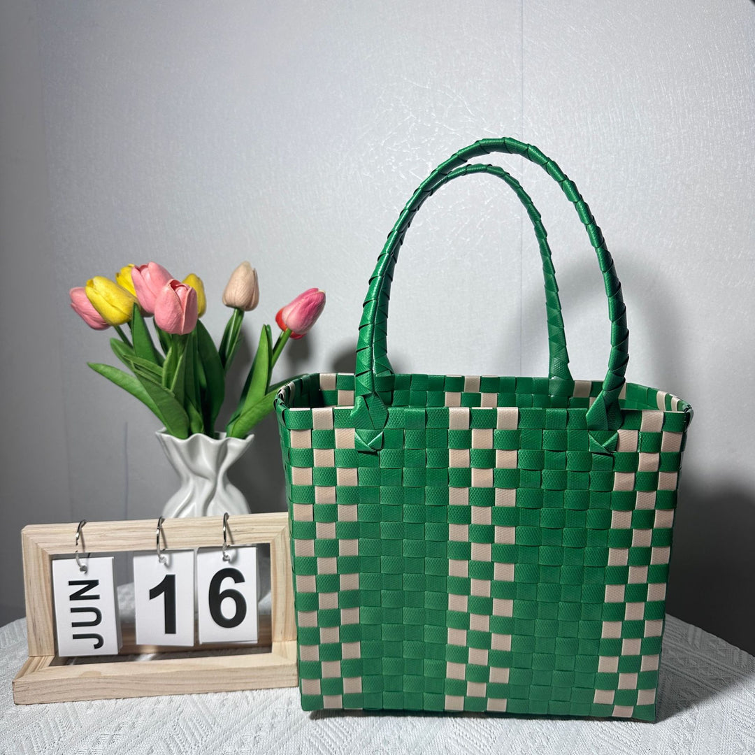 Braided handbag with sturdy handles Stornfield