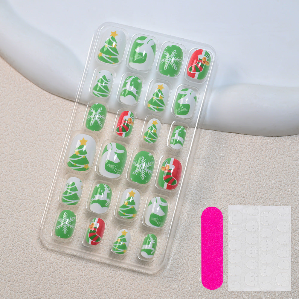Themed Summer Beach Nail Art Press-On Nails Stornfield