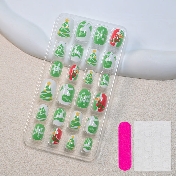 Themed Summer Beach Nail Art Press-On Nails Stornfield