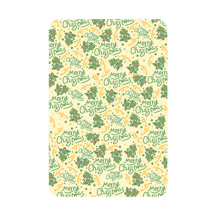 Festive Holiday-Themed Fleece Throw Blanket