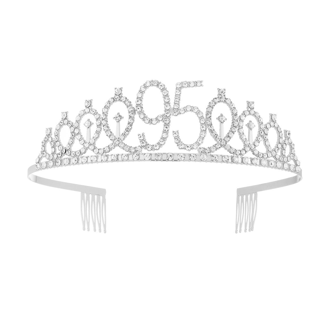 Women's Crystal-Embellished Tiara with Elegant Design Stornfield