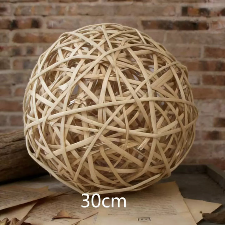 Decorative natural material decor ball Stornfield