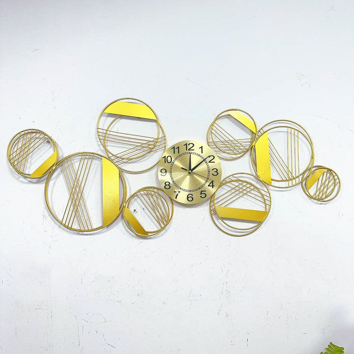 Abstract Geometric Wall Clock Art Stornfield