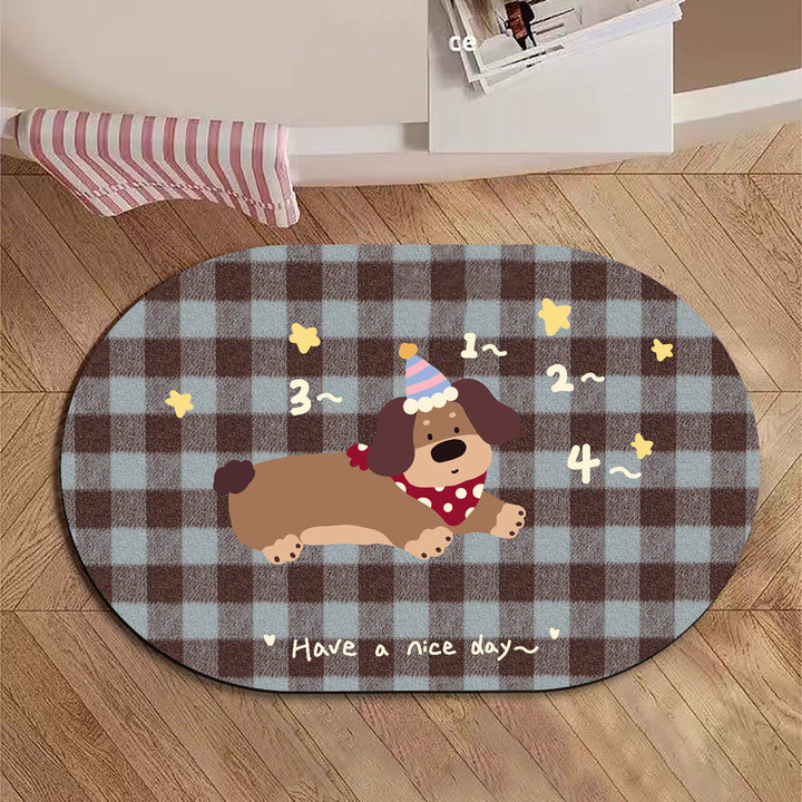 Cute Cartoon Animal Bath Mat
