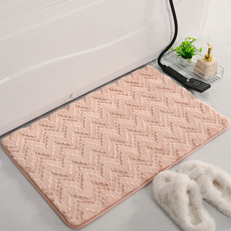 Chevron-Pattern Anti-Slip Bath Mat