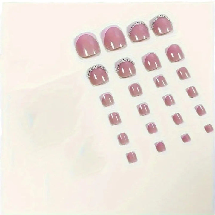 Elegant Rhinestone-Accented Pedicure Stornfield