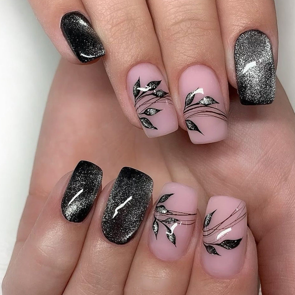 Elegant Artistic Press-On Nails Stornfield