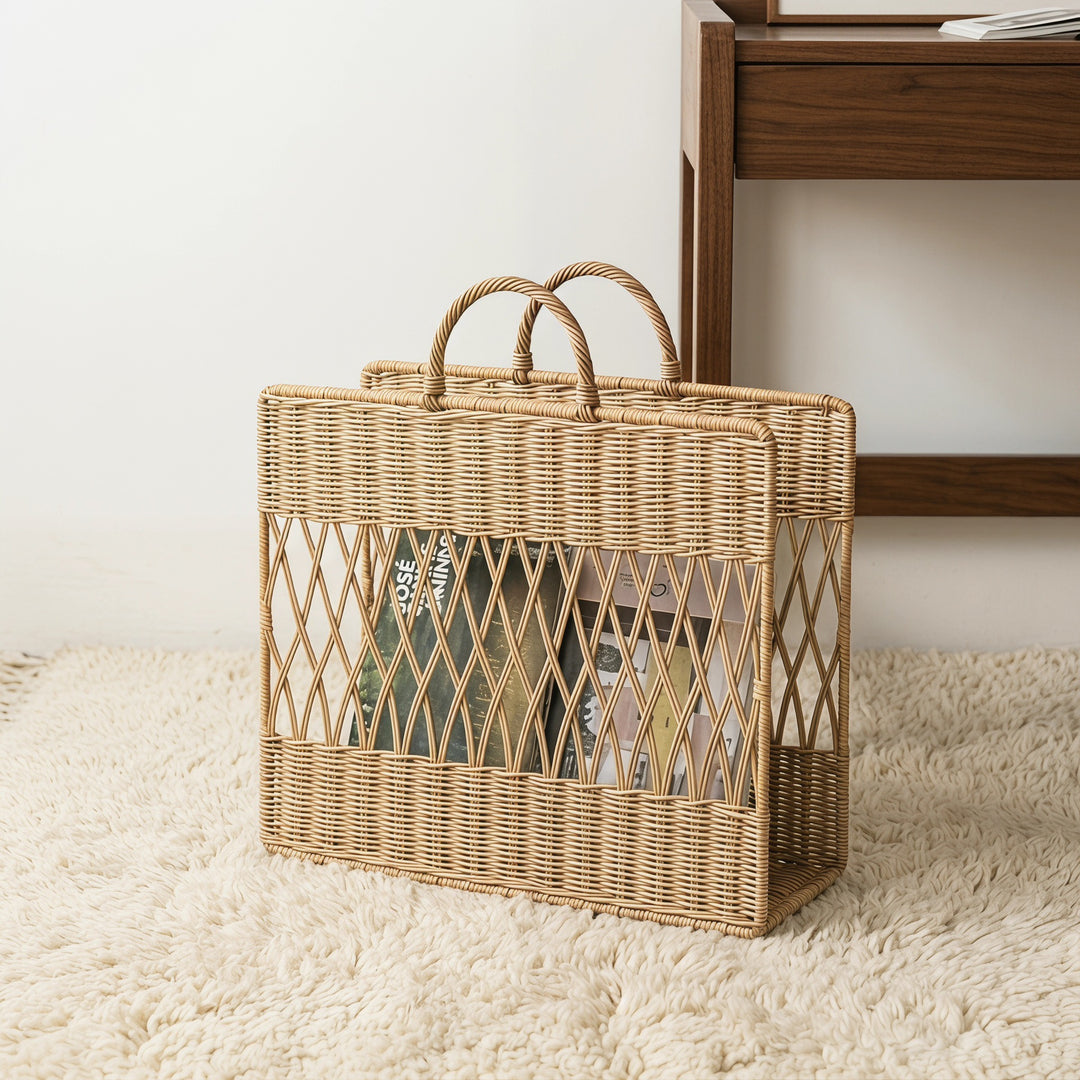 Artful Macrame Magazine Holder Stornfield