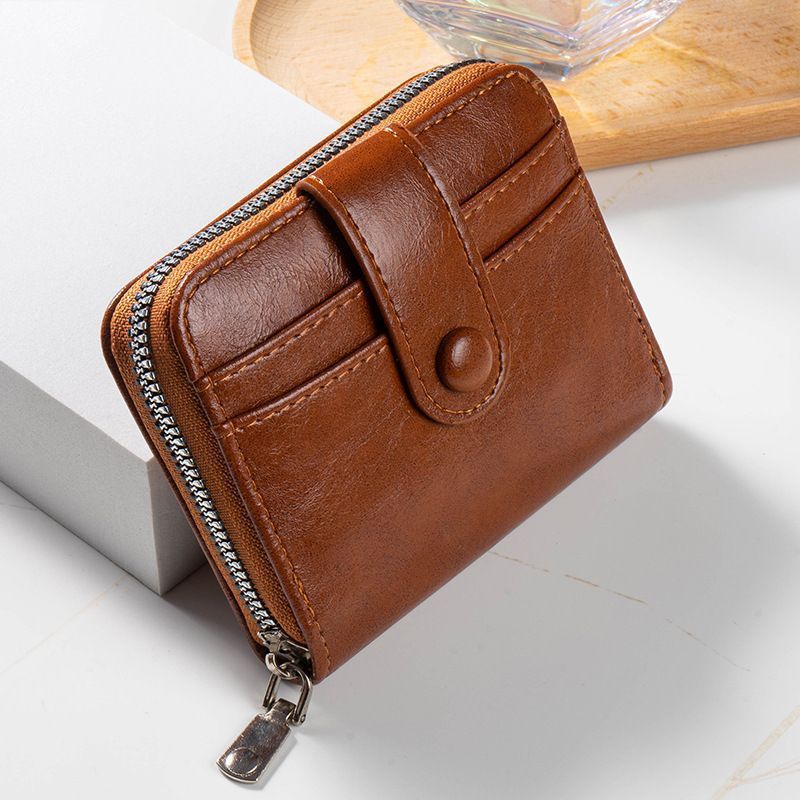 Compact Zippered Card Wallet Stornfield