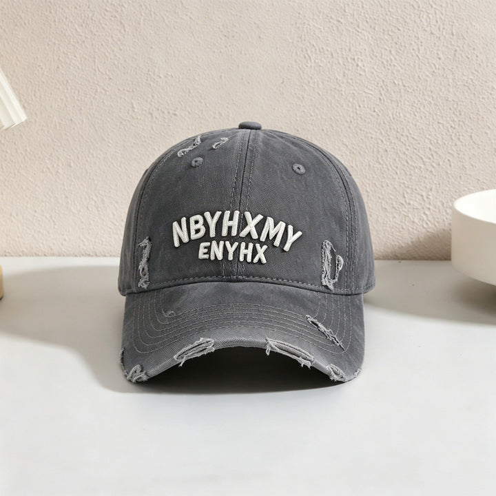 Men's Casual Distressed Textured Baseball Cap Stornfield