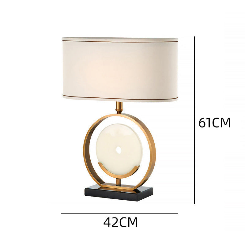 Contemporary Table Lamp with Elegant Circular Design